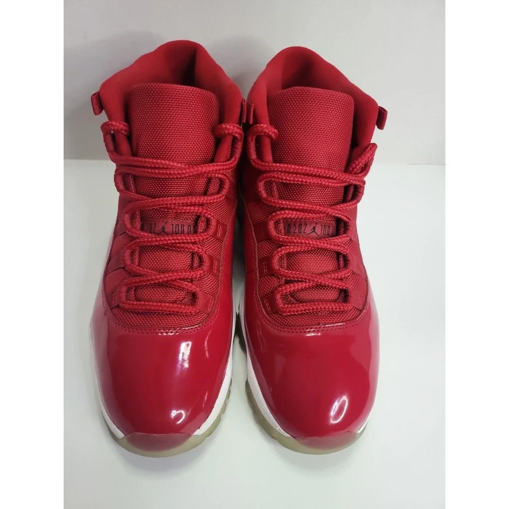 Nike Air Jordan 11 Retro Win Like '96 2017 Size (9) 378037-623 Red Black White
